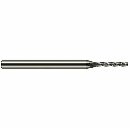 HARVEY TOOL 0.0900 in. Cutter dia x 0.4500 in. Length of Cut Carbide Square End Mill, 4 Flutes 834190